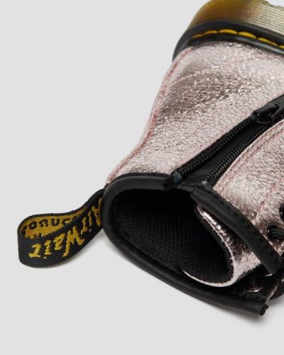 Botas Con Cordones Dr Martens Toddler 1460 Crinkle Metallic Para Niños DR2600Z
